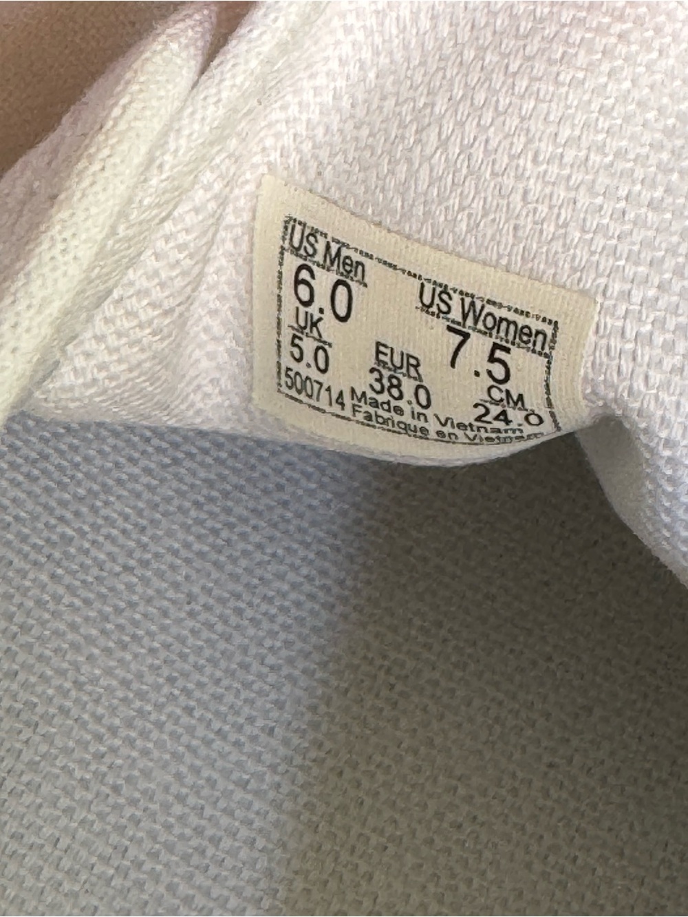 NWT Vans Authentic Low-Top Sneaker - White - Picture 5 of 5